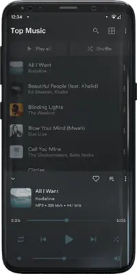 Top Music Player android App screenshot 2